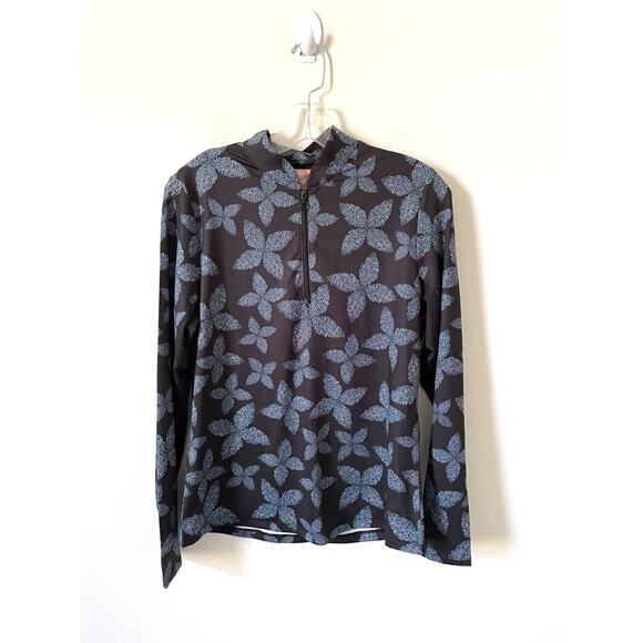 Ben Hogan Stretch Quarter Zip Pullover Long Sleeve Shirt Black Size Medium NEW - Picture 1 of 7